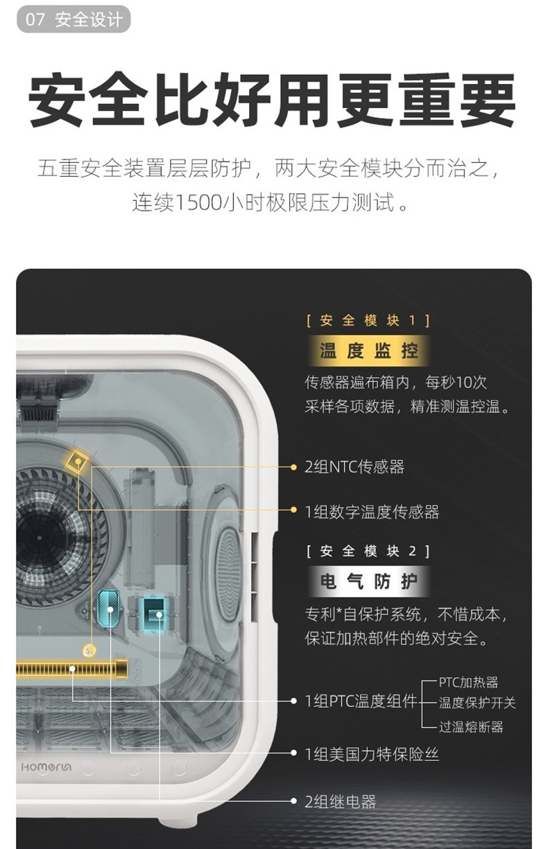 霍曼 39度舱宠物烘干箱全自动 猫狗通用