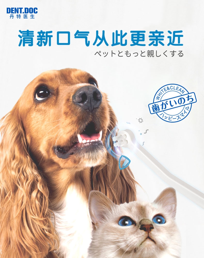 丹特医生 爱猫专用清洁牙刷