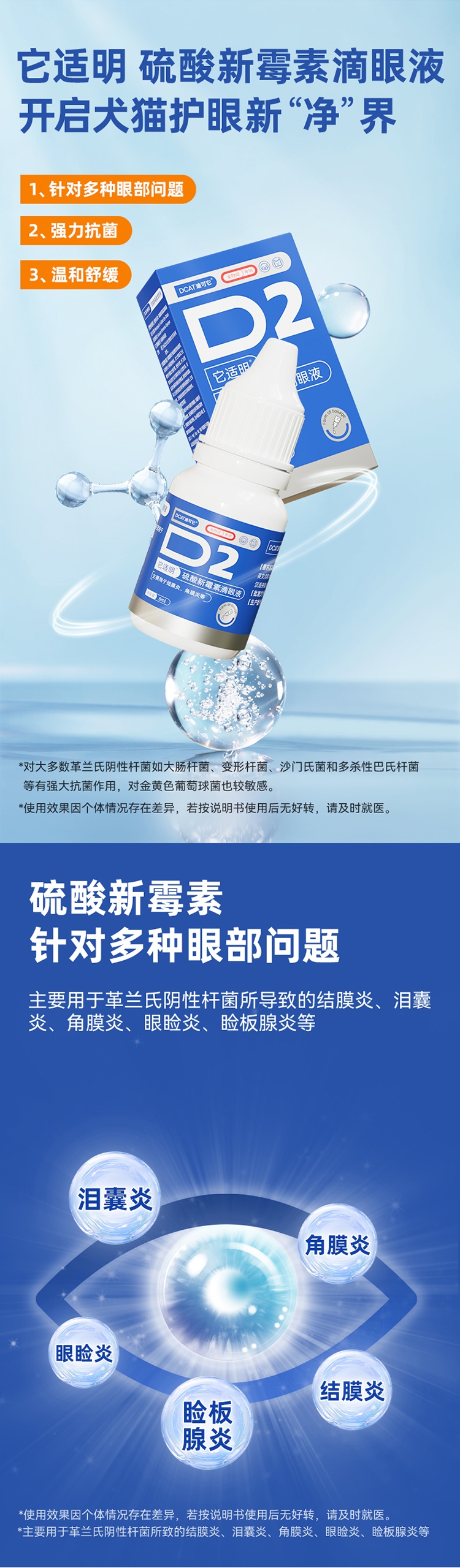 迪可它 它适明 硫酸新霉素滴眼液