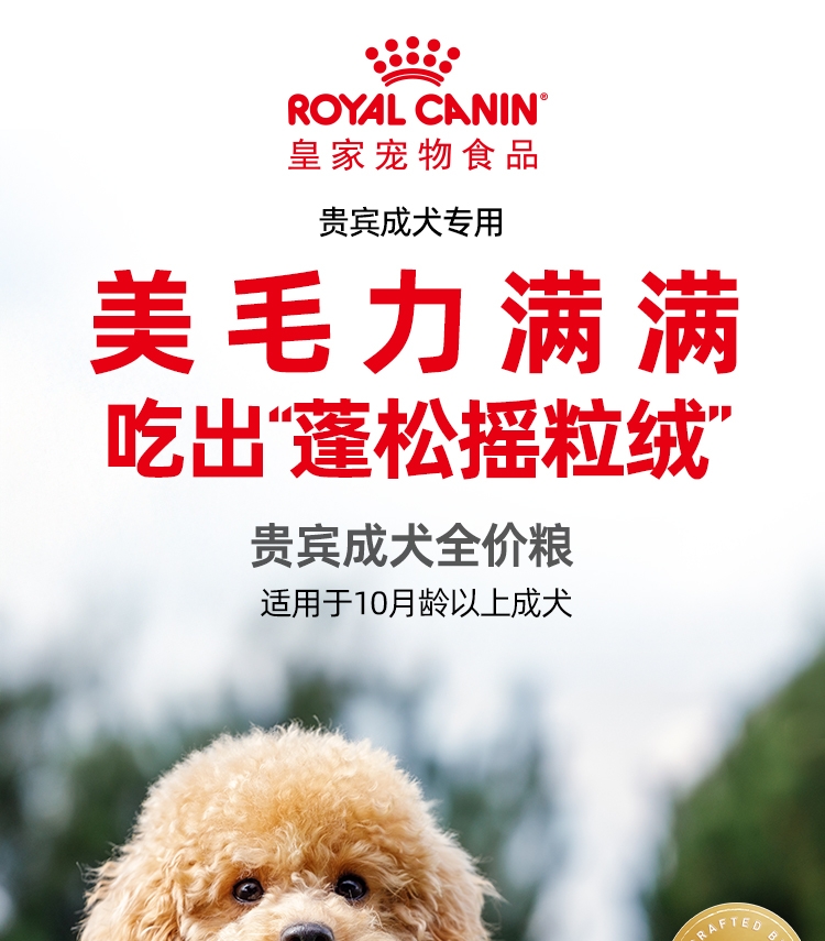 法国皇家Royal Canin 泰迪贵宾专用成犬粮 3kg PD30
