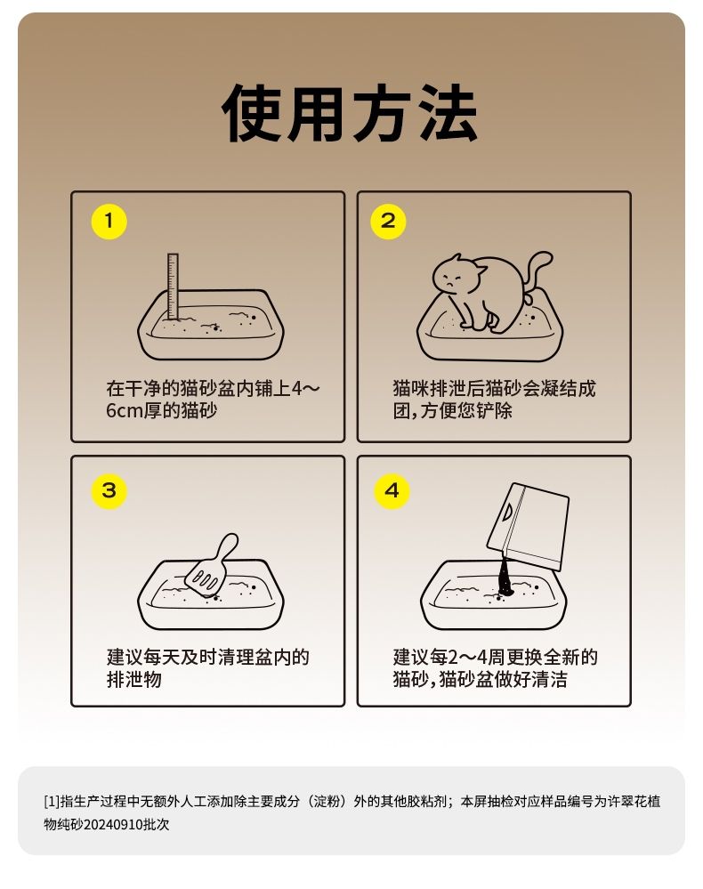 高爷家许翠花植物猫砂绿茶味 2.5kg/包