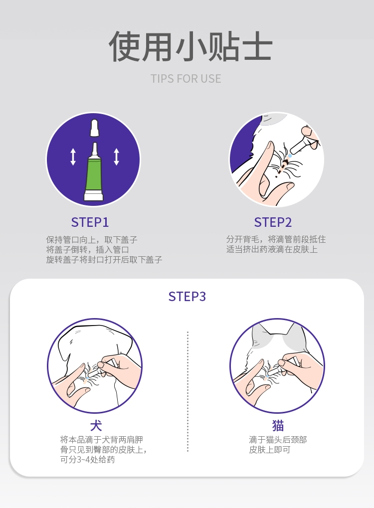 新宠之康 宠物用 吡虫啉莫昔克丁滴剂(犬用)4.0ml/支×1支/盒