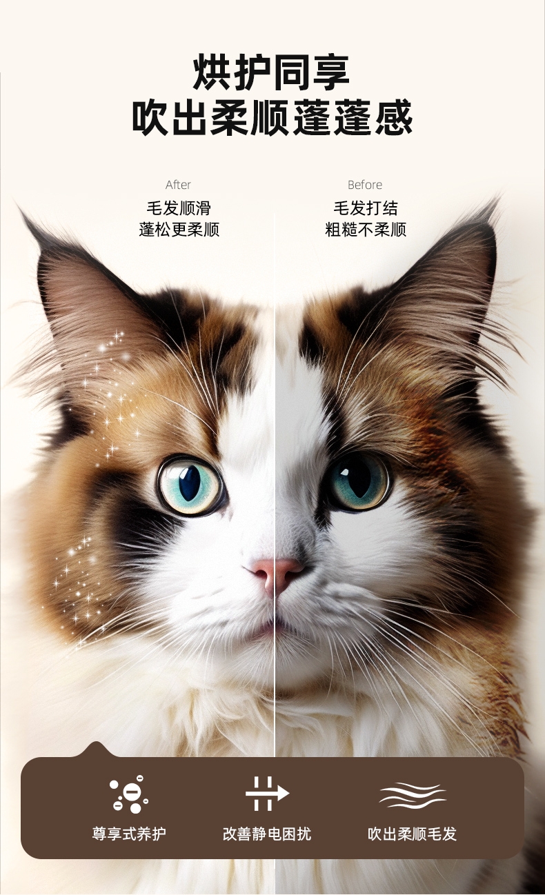 多可特 宠物智能烘干箱洗澡吹风机(按键款无蓝牙功能)