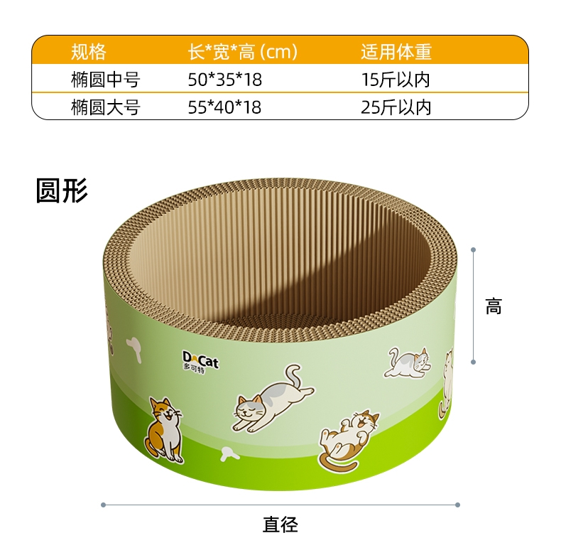 多可特 深不可测猫窝猫抓板猫玩具