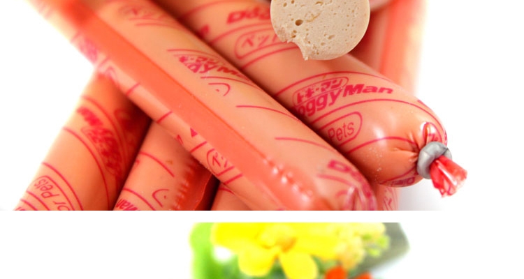 日本多格漫 鱼肉火腿肠7根装105g 狗零食