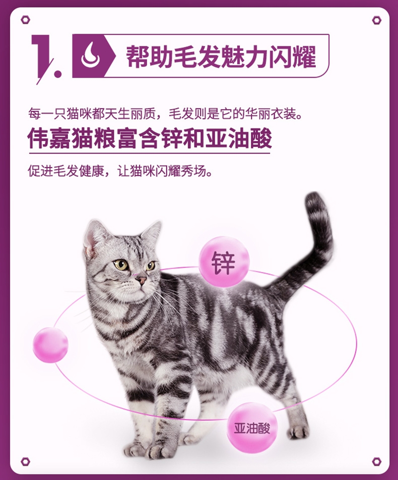 伟嘉 海鲜味成猫猫粮 1.3kg