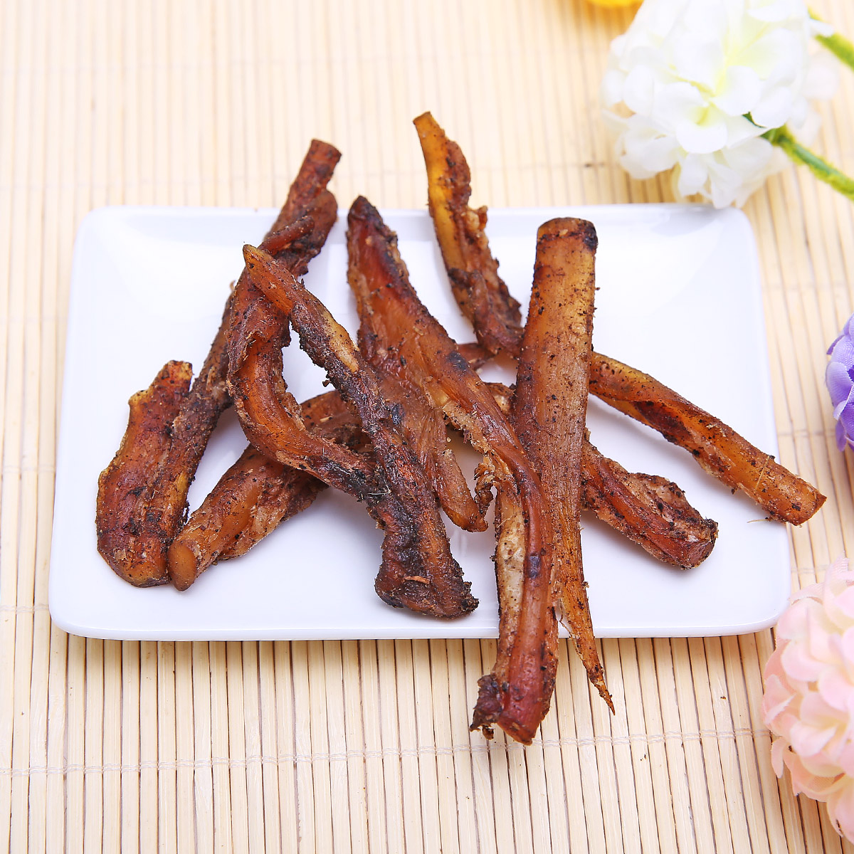 普菲尔 优净系列带肉牛筋条60g 狗零食