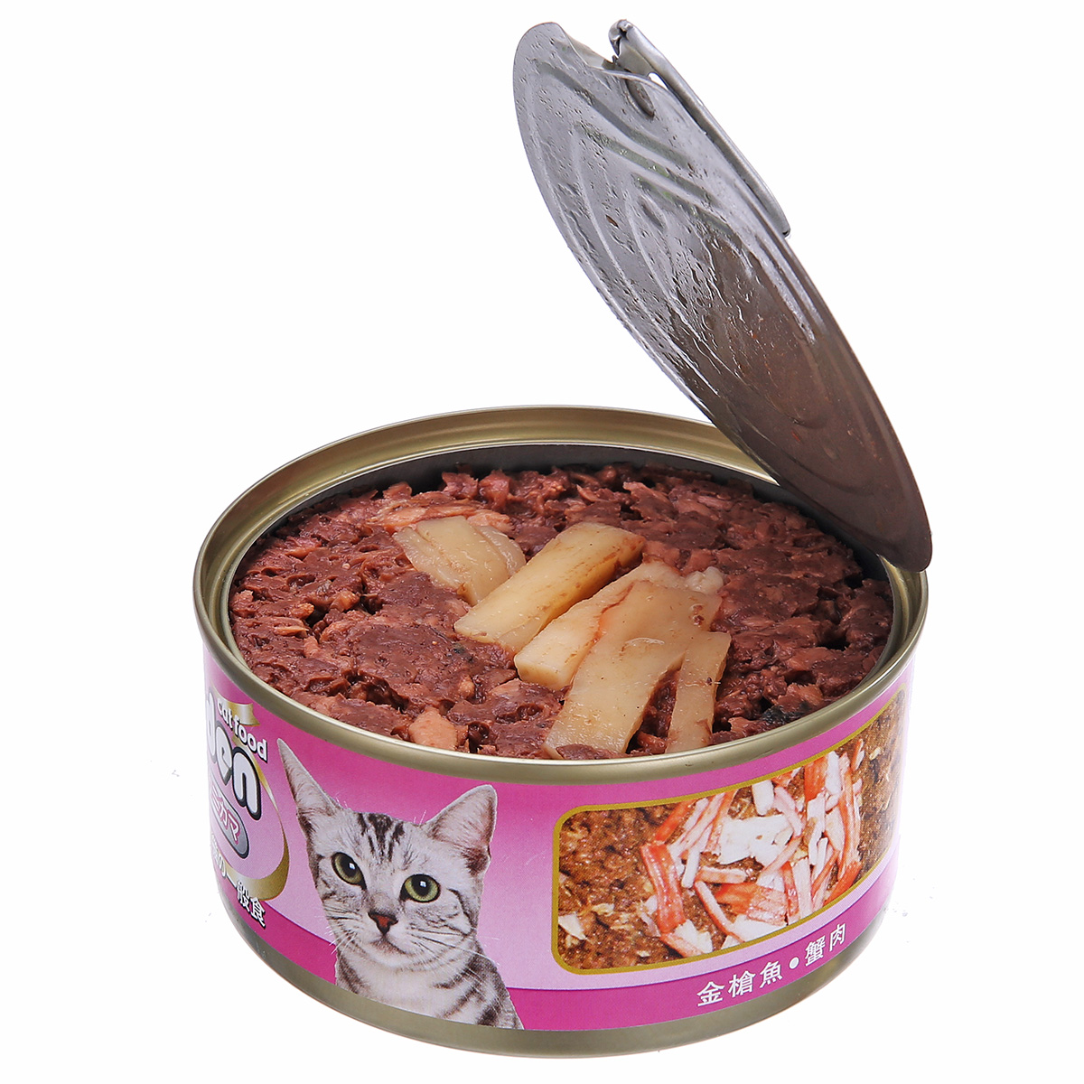 金赏golden 金枪鱼 蟹肉味猫罐头170g*12