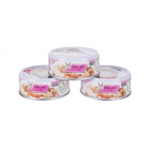 爱丽思Iris 金枪鱼蟹肉膳食全猫用猫罐头 85g*3罐