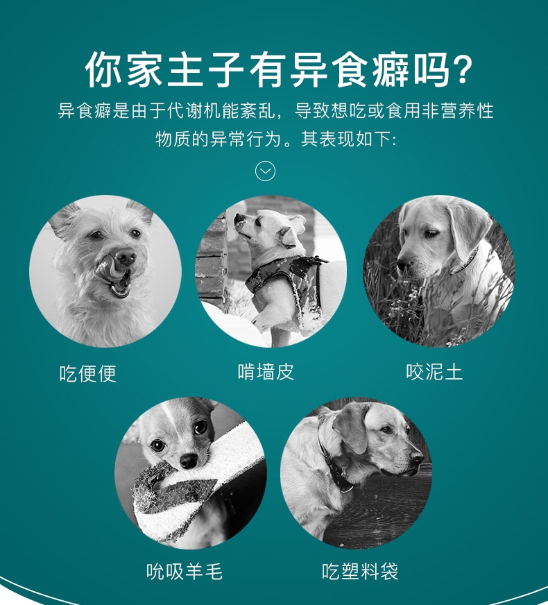 怡亲Yoken 犬猫用复合微量元素片 0.5g*160片 改善异食癖