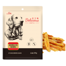 路斯 手工坊鸡肉硬丝 200g 磨牙洁齿狗零食