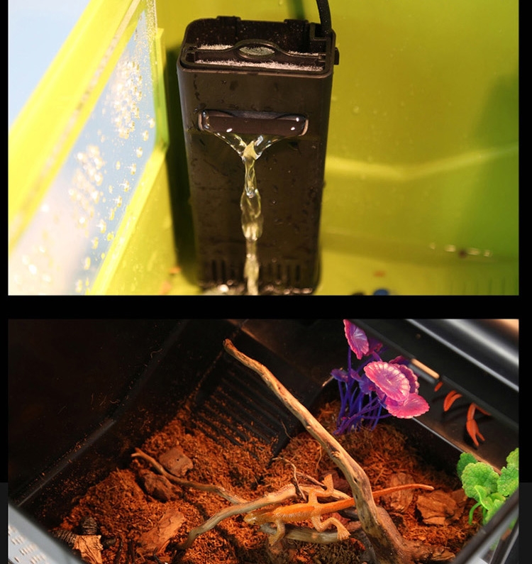 诺摩NOMO 乌龟缸带晒台仓鼠笼蝎子蜥蜴蜘蛛爬虫箱饲养箱龟缸