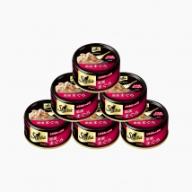 希宝Sheba 精选青甘金枪鱼及鲣鱼猫粮罐头 75g*6罐 原装进口