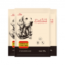 路斯 手工坊鸡肉火腿肠 400g*3袋 训练奖励狗零食