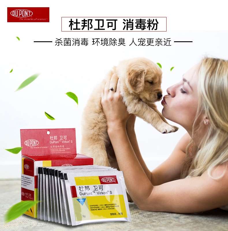 杜邦卫可 犬猫消毒粉5g*10袋(过硫酸氢钾复合物粉)