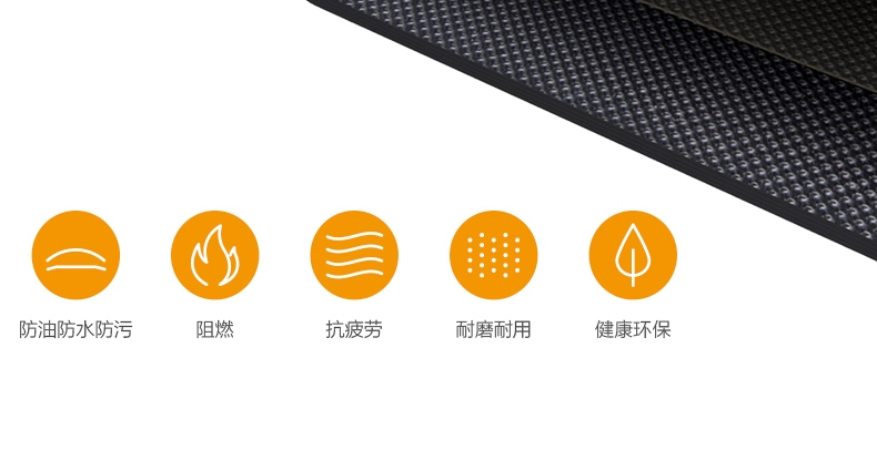 认真 牛奶盒子厨房pvc地垫 防油防水不易褪色