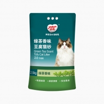怡亲Yoken 绿茶豆腐猫砂 2.5kg 无粉尘 结团紧实