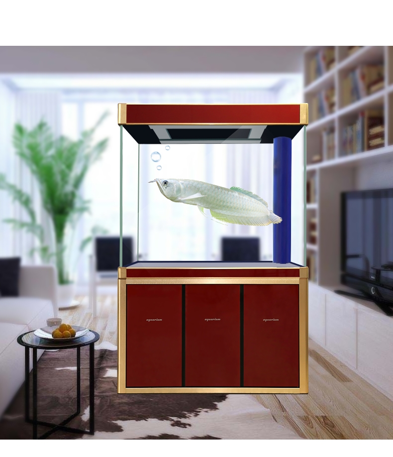 聚宝源 大型成品鱼缸str-1500p黑色