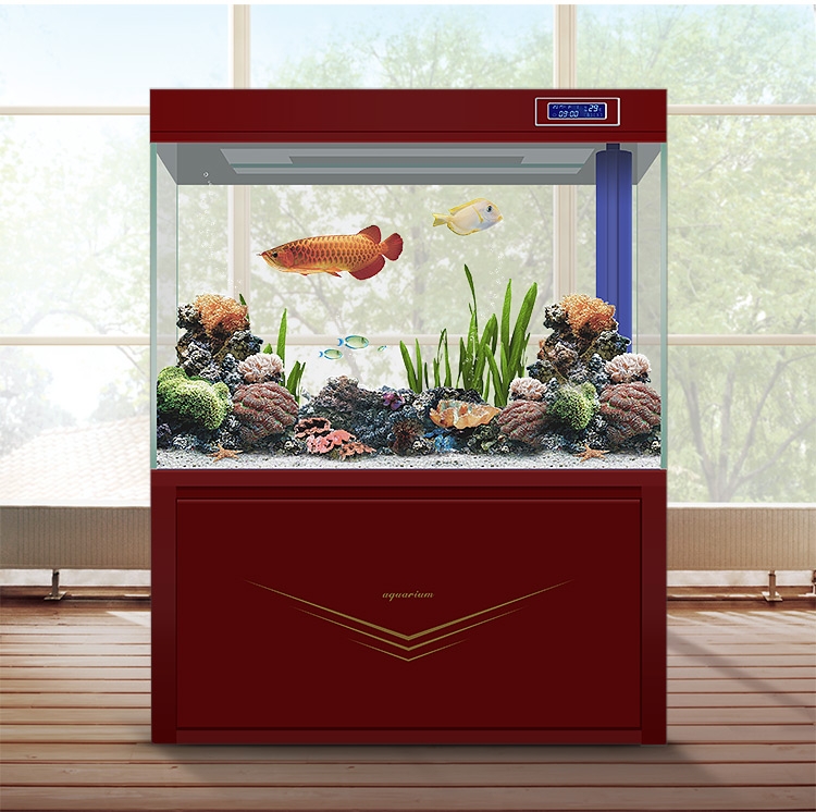 聚宝源 大型成品鱼缸sky-1000hd黑色