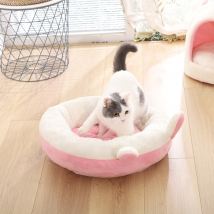 伊丽 粉色卡通宠物垫子 猫窝狗窝 时尚百搭