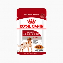 法国皇家Royal Canin MEAW中型犬成犬湿粮 100g 狗湿粮 味美易消化