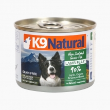 K9 Natural 天然无谷羊肉狗罐头 170g 90%肉含量 新西兰进口