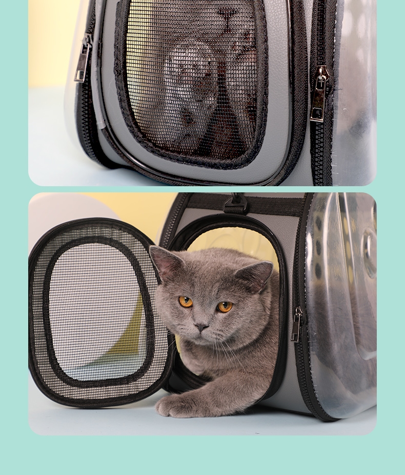 多可特 透明猫包外出包 舒适透气