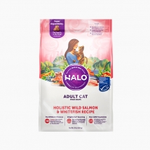 美国Halo 自然光环纯鲜肉鱼肉成猫粮 10磅