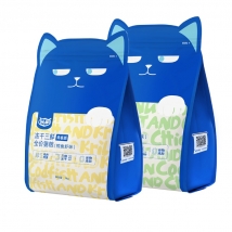 wowo青春版冻干三鲜全价猫粮 (鳕鱼虾味) 1kg+（椰子鸡味）1kg