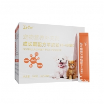 D-cat成长期配方羊奶粉（幼龄犬猫）*2盒 共5g*80袋