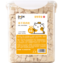 多可特 宠物零食冻干鸡肉粒猫咪冻干狗狗冻干零食 500g