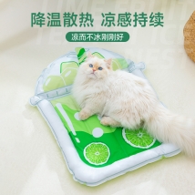 多可特 夏季降温吸热凝胶青柠果茶猫狗窝冰窝