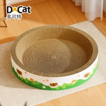 多可特 森林松鼠猫抓板猫窝玩具（圆形款）
