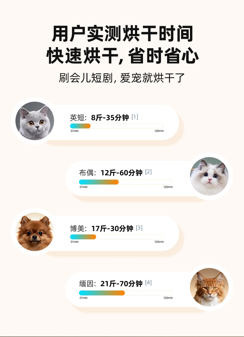 玩尾 宠物智能烘干箱 KD005