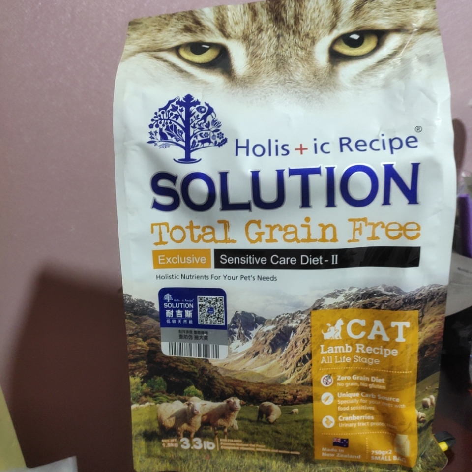 耐吉斯 羊肉三文鱼无谷全猫粮 1.5kg 新西兰进口