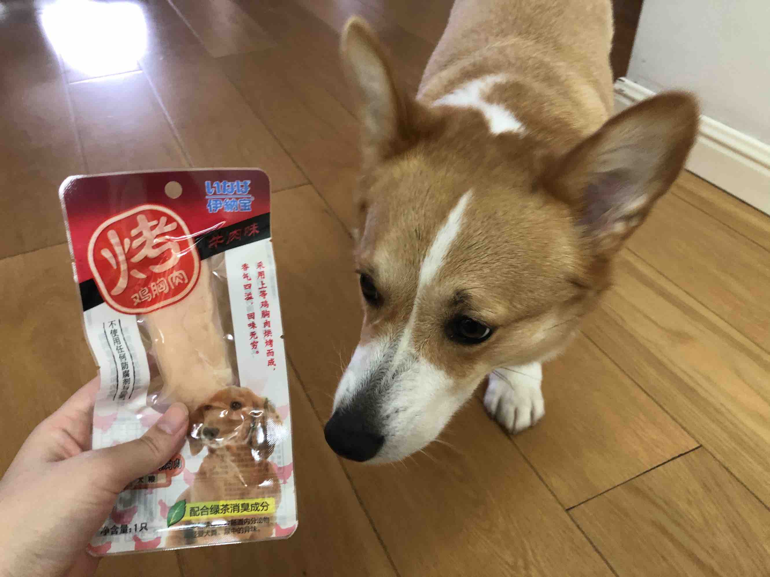 日本伊納寶 奶酪味烤雞小胸肉狗零食 1只