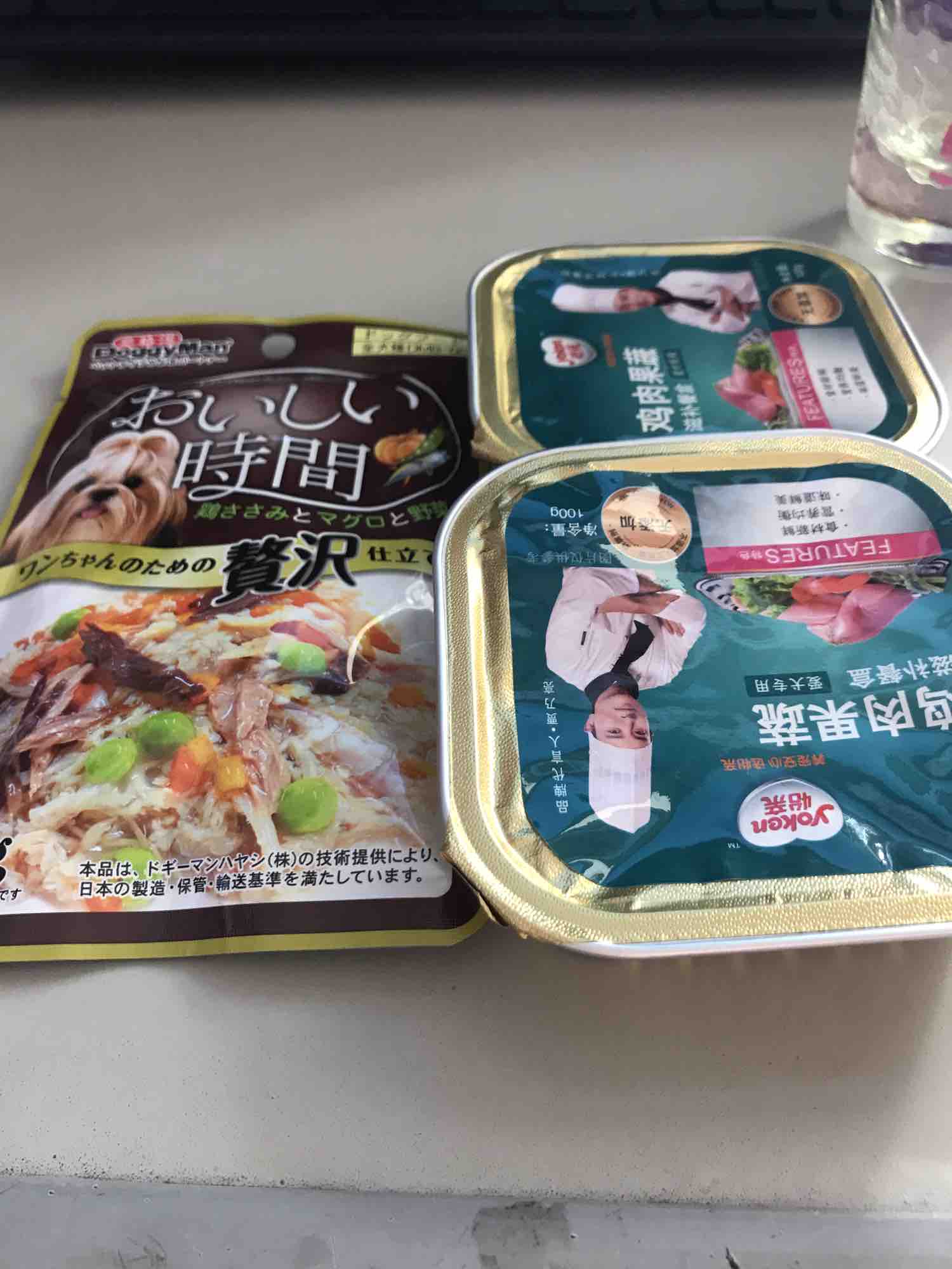 怡亲Yoken 狗狗零食鸡肉果蔬亮毛配方狗罐头餐盒 100g