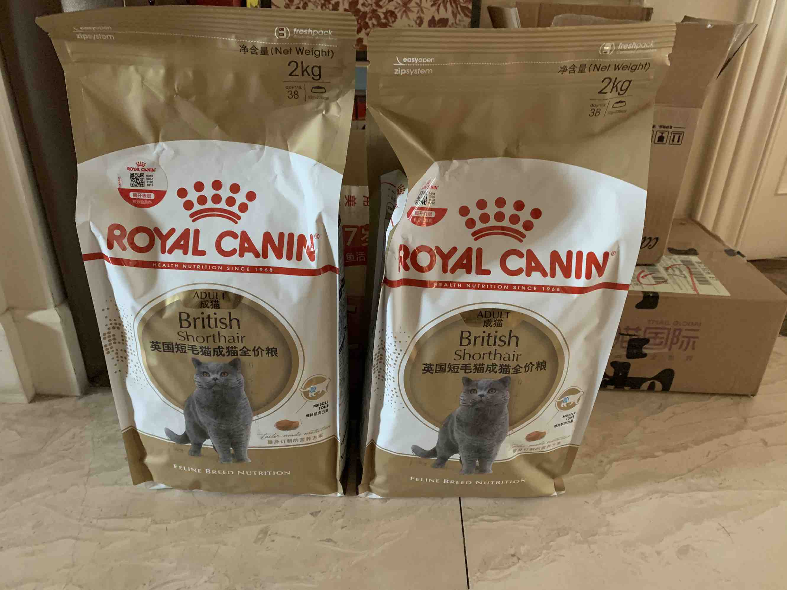 法国皇家royal canin 英国短毛猫成猫粮2kg bs34